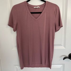 Böhme Mauve V-neck Tee